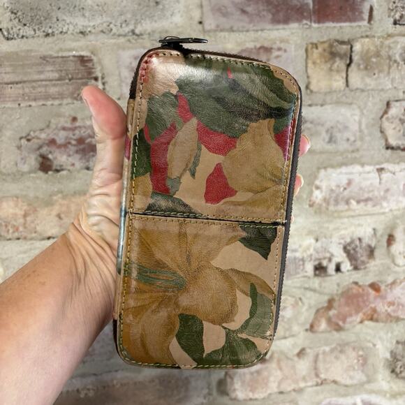Patricia Nash Wallet Tropical Dreams Floral Leather - Picture 4 of 7